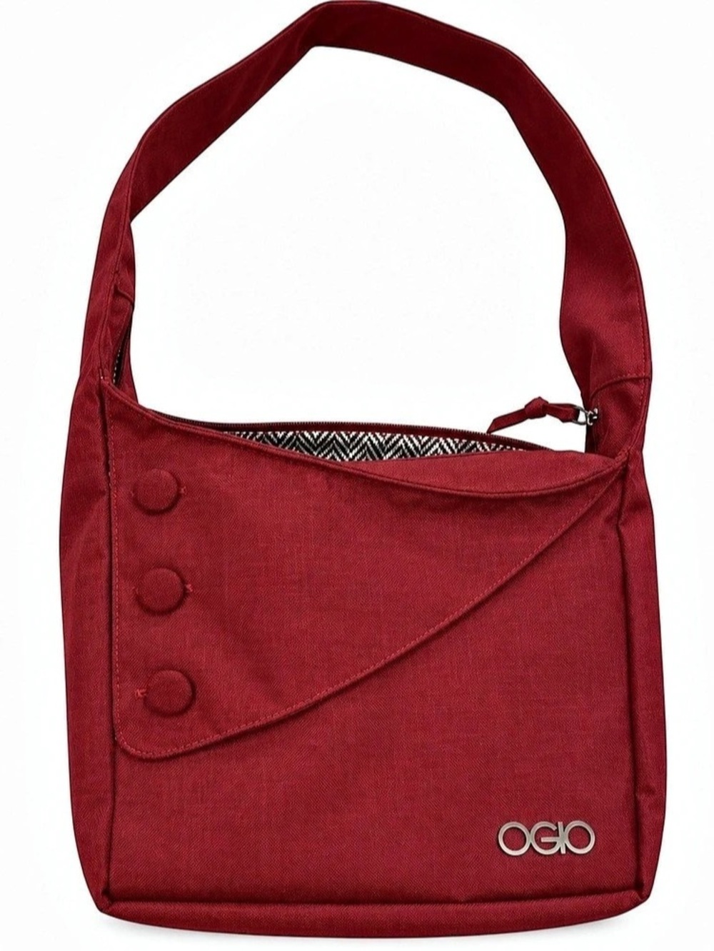 EUC OGIO Brooklyn Tablet Purse Wine Burgundy Shoulder Messenger Bag